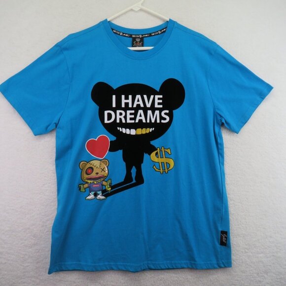 Switch Remarkable T Shirt Mens Size Extra Large Bear I Have Dreams Dollar Sign - Picture 2 of 11